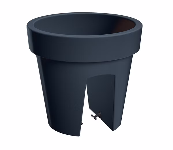 Kvetináč na zábradlie LOFLY RAILING 24,5 cm - farba: antracitová