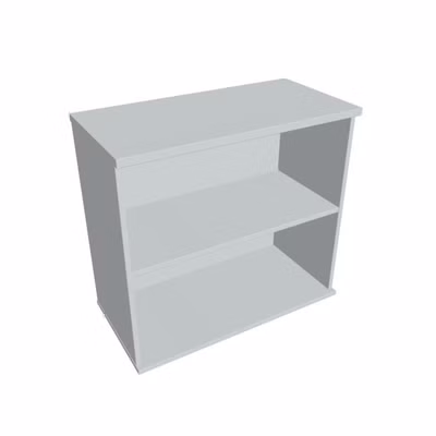 Prídavná skriňa k stolu Hobis, 80x75,5x40 cm, sivá