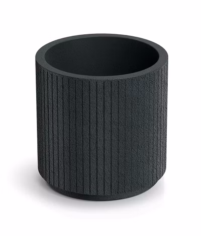 Kvetináč CORO ROUND 30 cm - farba: tmavosivá