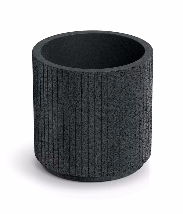 Kvetináč CORO ROUND 30 cm - farba: tmavosivá
