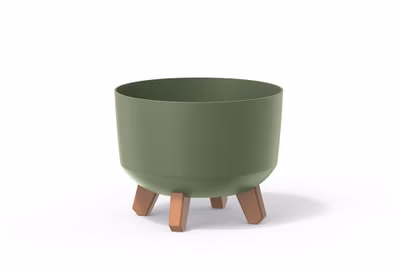 Kvetináč GRACIA STANDARD 23,5 cm - farba: zemito zelená