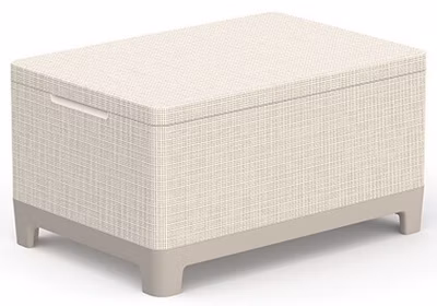 KETER SCANDI BOX stôl - Pebble grey/Soft grey