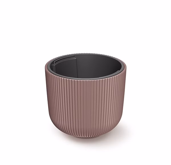 Kvetináč MILLY s vložkou 29,8 cm - farba: marsala