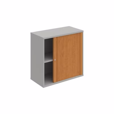 Policová skriňa Strong, 80x76,8x40 cm, jelša/sivá