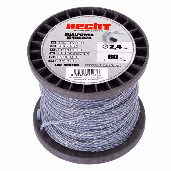 Struna štvorcová 2,4 mm x 60 m - HECHT 10406024