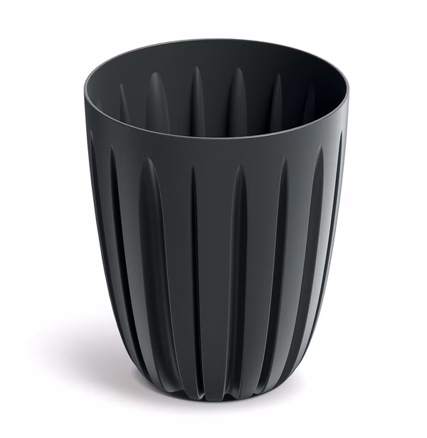 Kvetináč WARIO 23,6 cm - farba: uhlie