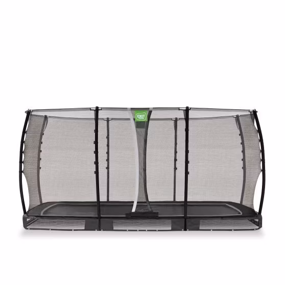 Exit Allure Classic prízemnná trampolína s ochrannou sieťou priemer 244x427cm, čierna farba