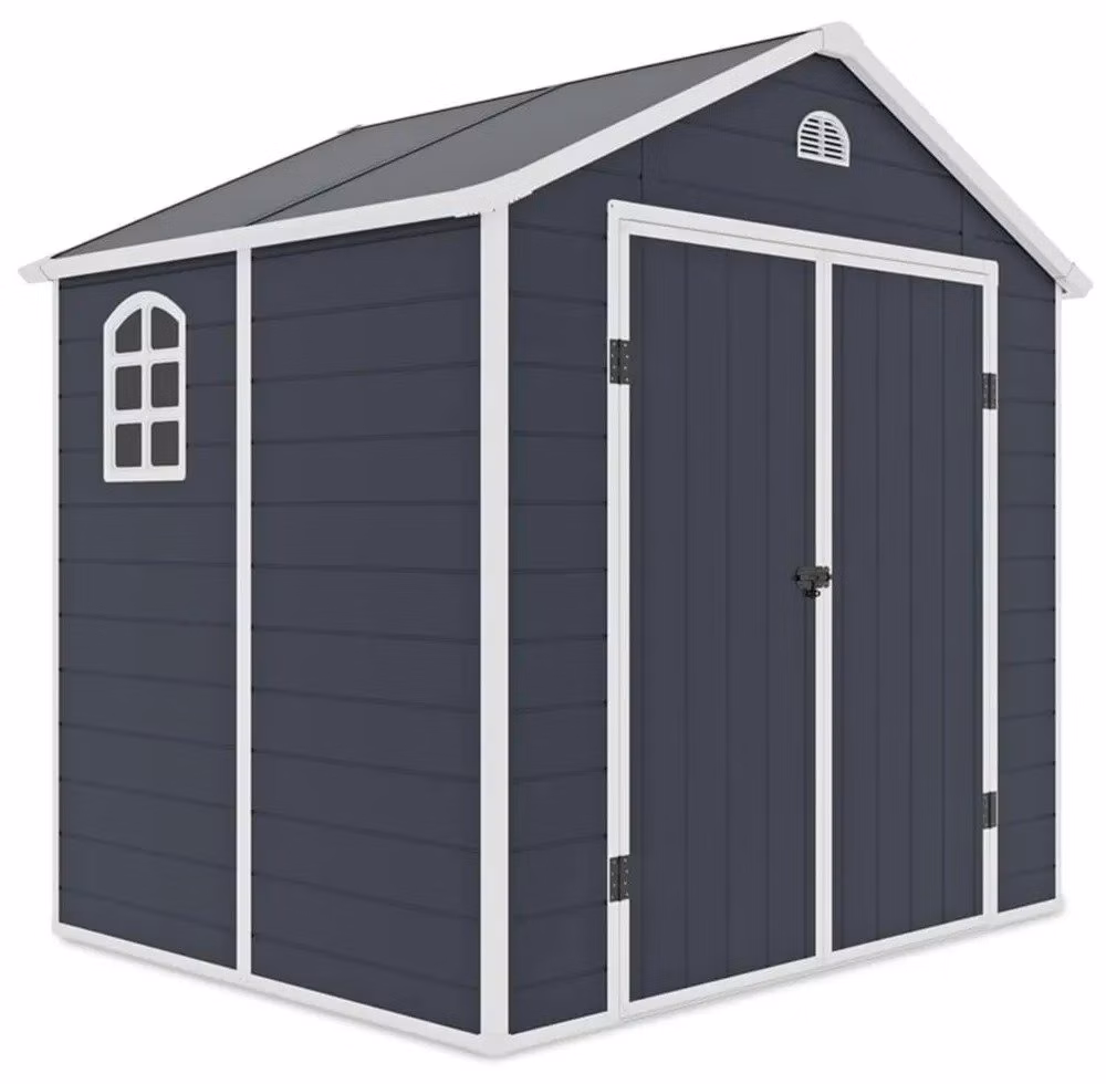 Hardmaister záhradný domček VERMONT 242 x 192 cm studená sivá