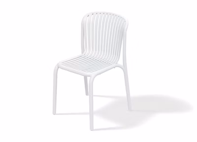 Stolička BRENE 520x530x825 - farba: biela