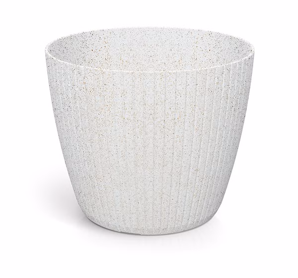 Kvetináč LAMIA ECO WOOD 38,5 cm - farba: biela ECO