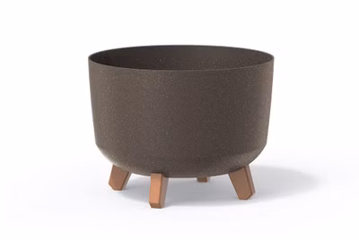 Kvetináč GRACIA STANDARD ECO WOOD 33,9 cm - farba: káva ECO