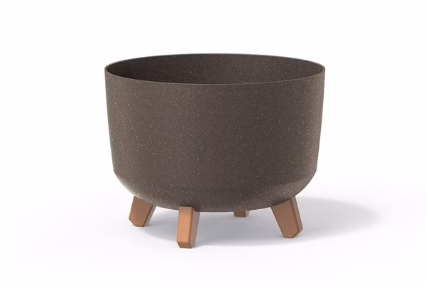Kvetináč GRACIA STANDARD ECO WOOD 33,9 cm - farba: káva ECO