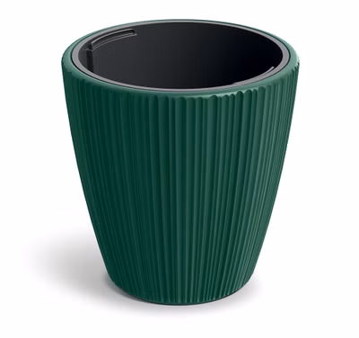 Kvetináč ORO 23,9 cm - farba: tmavozelená