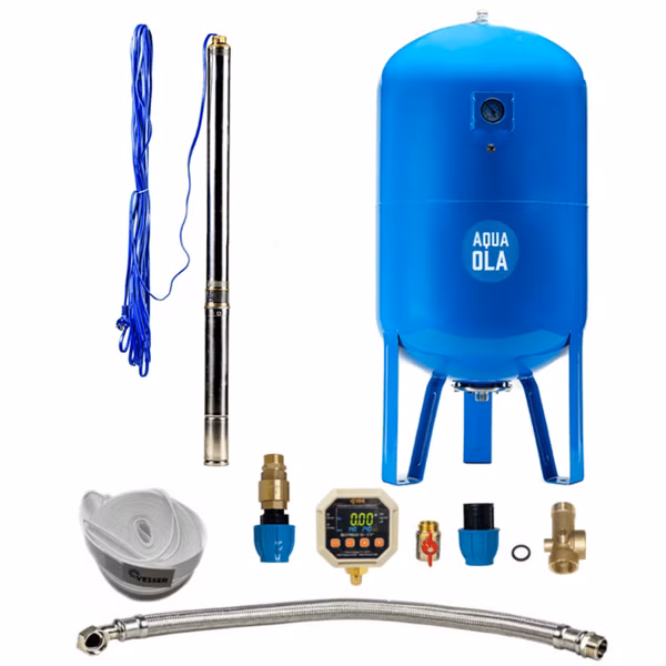 Domáca vodáreň s ponorným čerpadlom 3Ti-24 / 150l - RTS s Digitálnym tlakovým spínačom