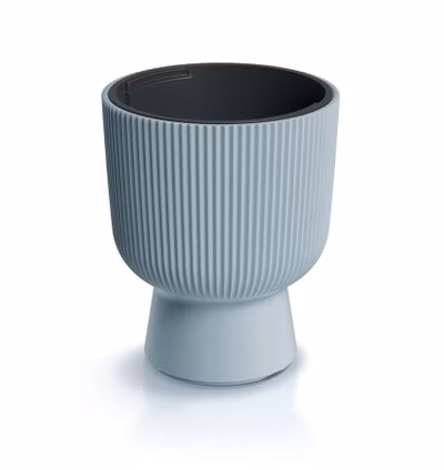 Kvetináč MILLY s vložkou 23,9 cm - farba: svetlosivá