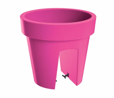 Kvetináč na zábradlie LOFLY RAILING 24,5 cm - farba: fuchsiová