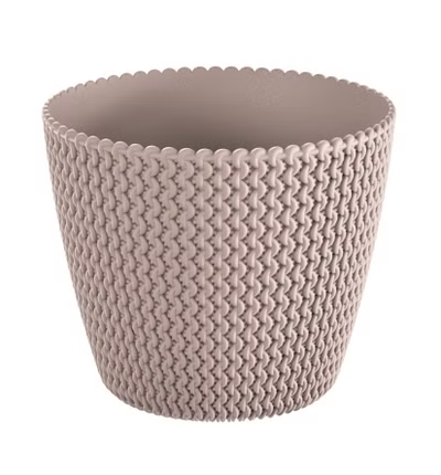 Kvetináč SPLOFY 21,8 cm - farba: mocca