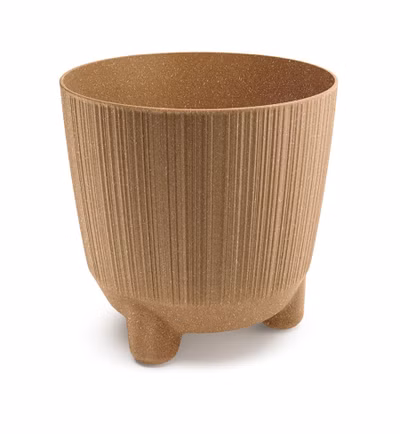 Kvetináč RYFO N ECO WOOD 19,5 cm - farba: naturo ECO