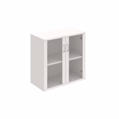 Policová skriňa Strong, 80x76,8x40 cm, biela/biela