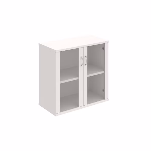 Policová skriňa Strong, 80x76,8x40 cm, biela/biela