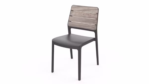 Záhradné kreslo Keter Deco Porto ashwood / grafit