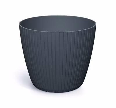 Kvetináč LAMIA 34 cm - farba: antracitová
