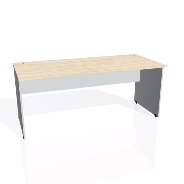 Pracovný stôl Gate, 180x75,5x80 cm, agát/sivý