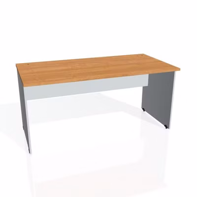 Pracovný stôl Gate, 160x75,5x80 cm, jelša/sivý