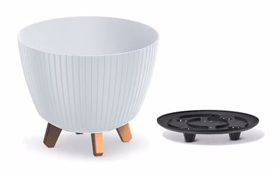 Kvetináč LAMIA 28,8 cm - farba: biela