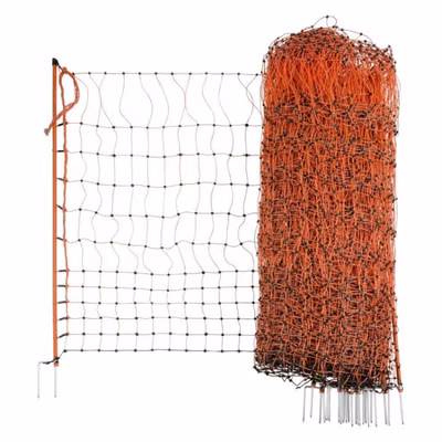 Sieť vodivá pre hydinu 106 cm, 50 m, oranžová