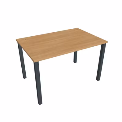 Pracovný stôl Uni, 120x75,5x80 cm, dub/čierna