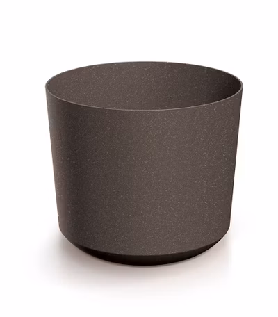 Kvetináč TUBO ECO WOOD 23,9 cm - farba: káva ECO