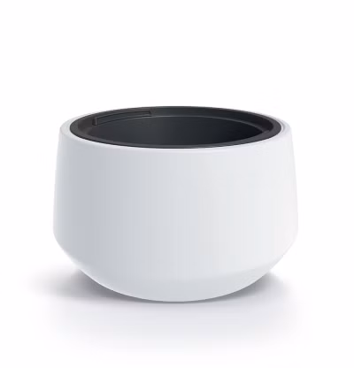Kvetináč HEOS 34,3 cm - farba: biela