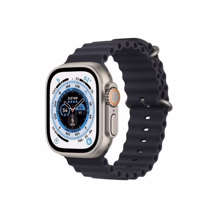 Apple Watch Ultra titán temne atramentový oceánsky remienok