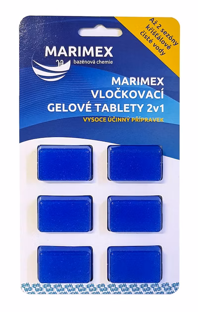 Vločkovacia gélová tableta 2v1 Marimex