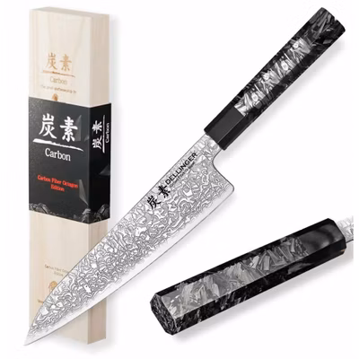 Nôž Dellinger Chef/Gyuto 215 mm Carbon Fiber Octagon®