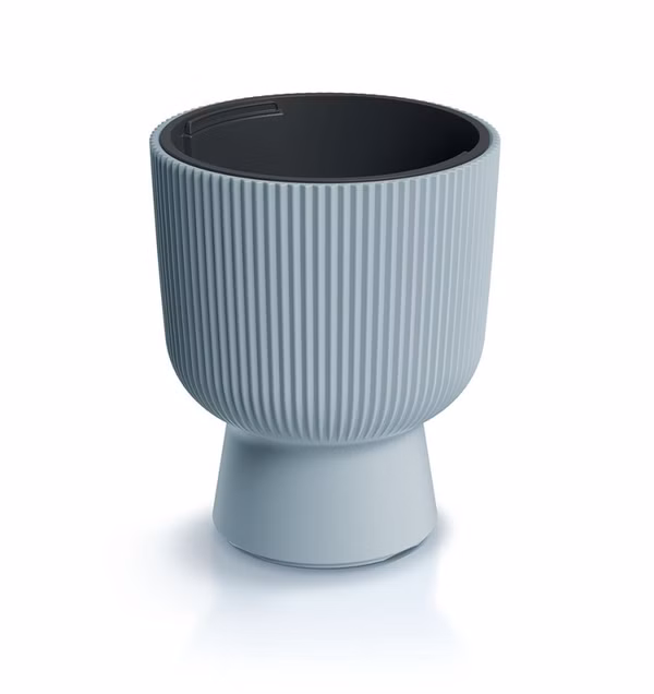 Kvetináč MILLY s vložkou 29,8 cm - farba: svetlosivá