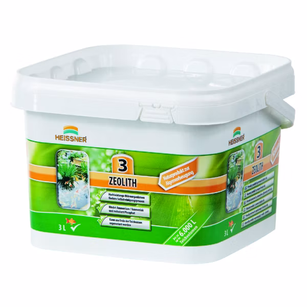 Heissner zeolit 3 kg + štartovacie baktérie pre zdravú jazierkovú vodu až na 6m3 F110-00