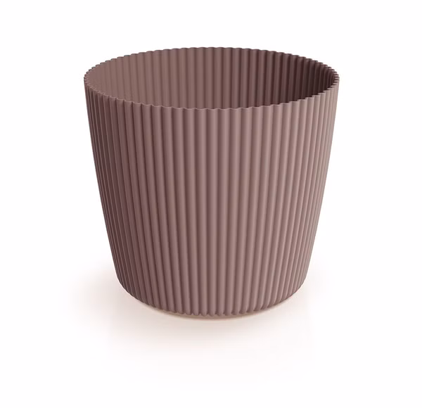 Kvetináč MILLY ROUND 39 cm - farba: marsala