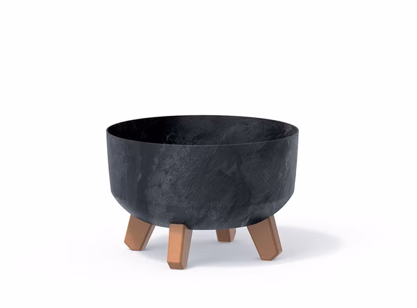 GRACIA LOW BETON EFFECT 23,5 cm - farba: antracitová