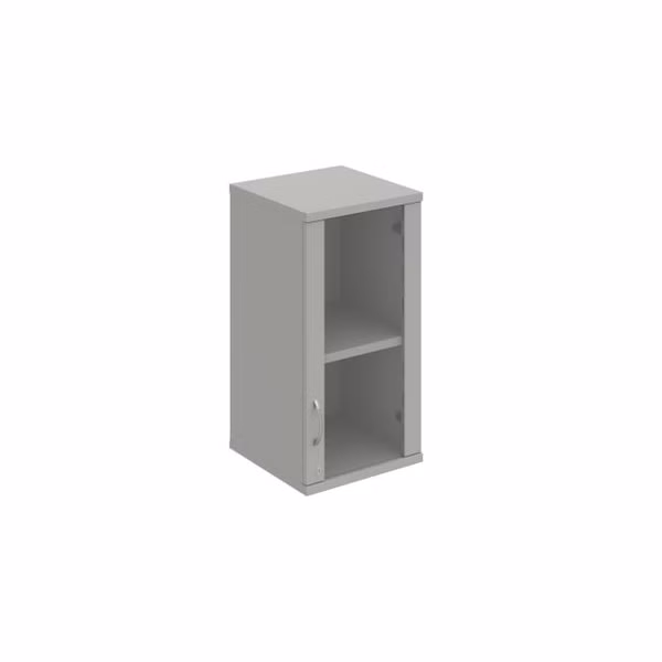 Policová skriňa Strong, zámok, P, 40x76,8x40 cm, sivá/sivá