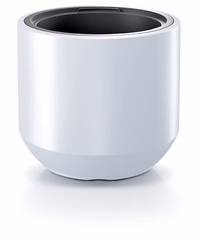 Kvetináč HEOS s vložkou 29,8 cm - farba: biela