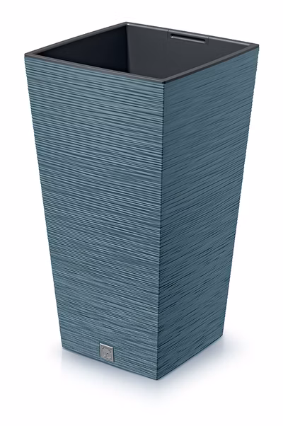Kvetináč FURU SQUARE 24 cm - farba: škandinávska modrá