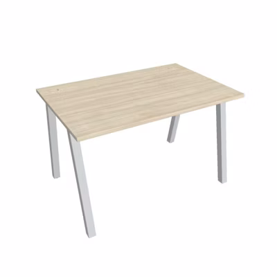 Pracovný stôl UNI A, 120x75,5x80 cm, agát/sivá