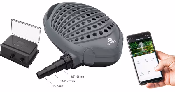 Heissner inteligentné filtračné a potôčikové čerpadlo regulovateľné 14 300 l/h, 20-120 W, až na 68 m³ P15300E-00
