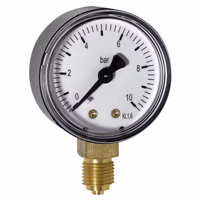 Manometer do 10 bar radial. spodný vývod priem.63mm