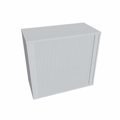 Prídavná skriňa k stolu Hobis, zámok, L, 80x75,5x40 cm, sivá