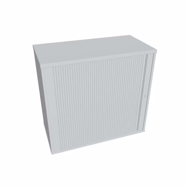 Prídavná skriňa k stolu Hobis, zámok, L, 80x75,5x40 cm, sivá