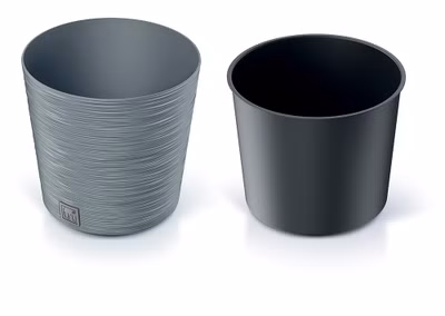 Kvetináč FURU ROUND 25 cm - farba: betón