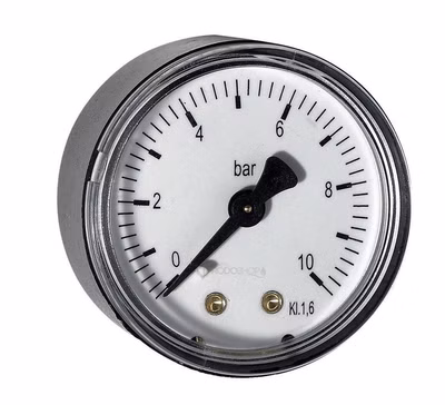 Manometer do 10 bar axial.zadný vývod priem.40mm